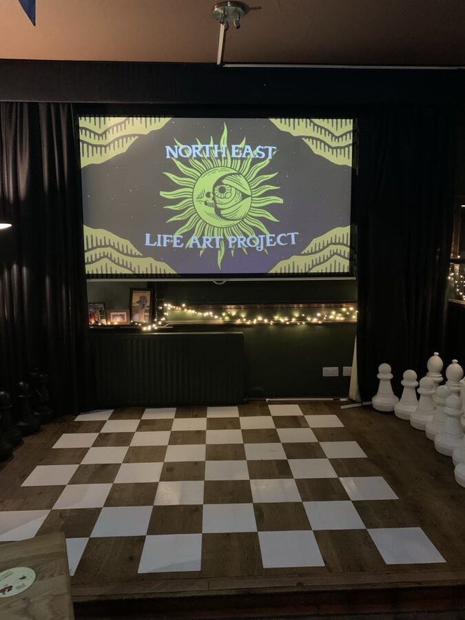 A moment from a North East Life Art Project session