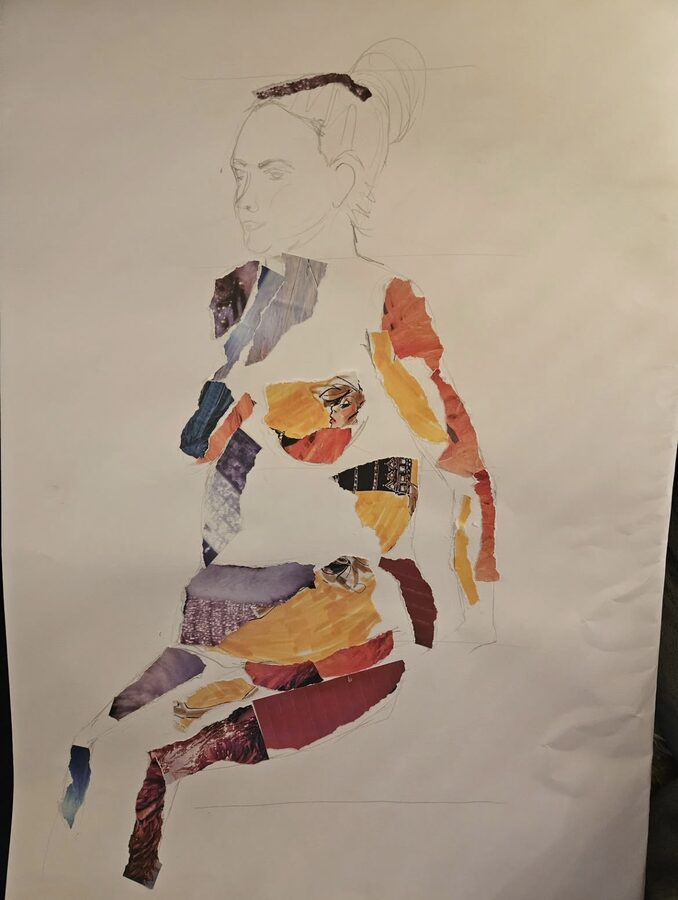 A moment from a North East Life Art Project session