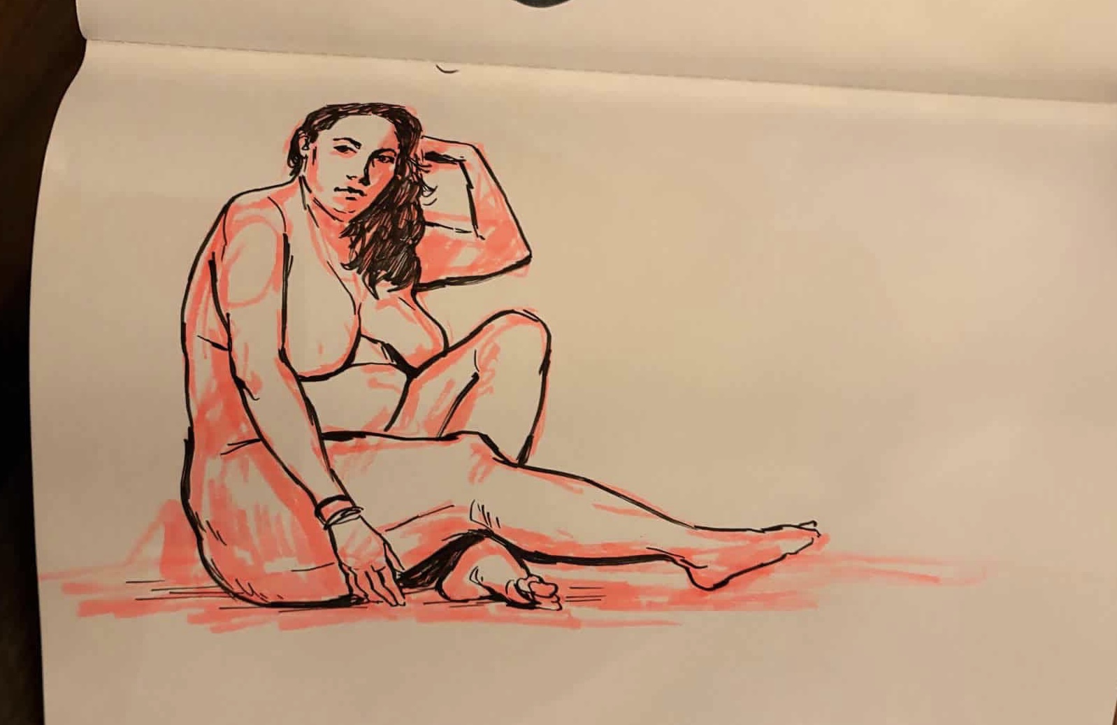 A warm-toned figure study